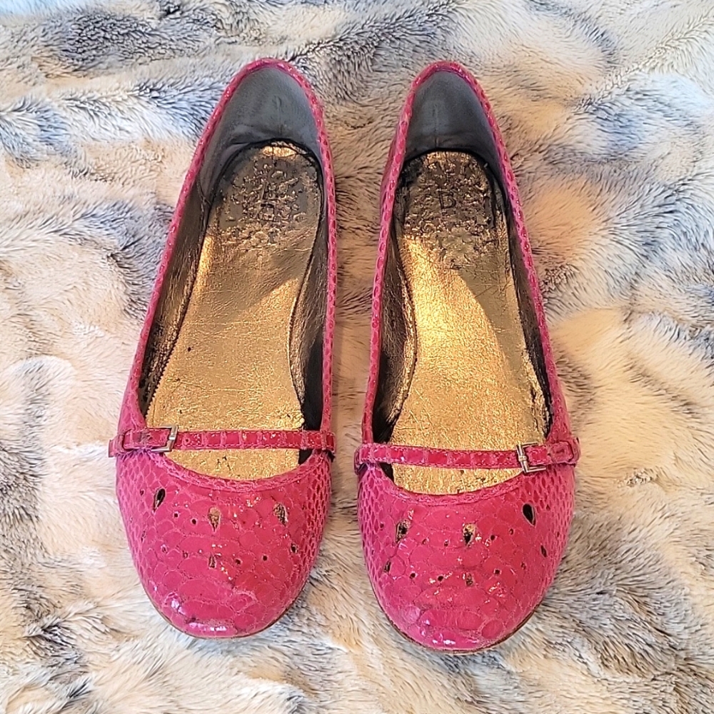 Pink Bakers flats